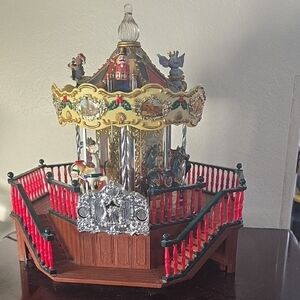 1996 Maisto Festive Carousel Missing Parts But Plays Well